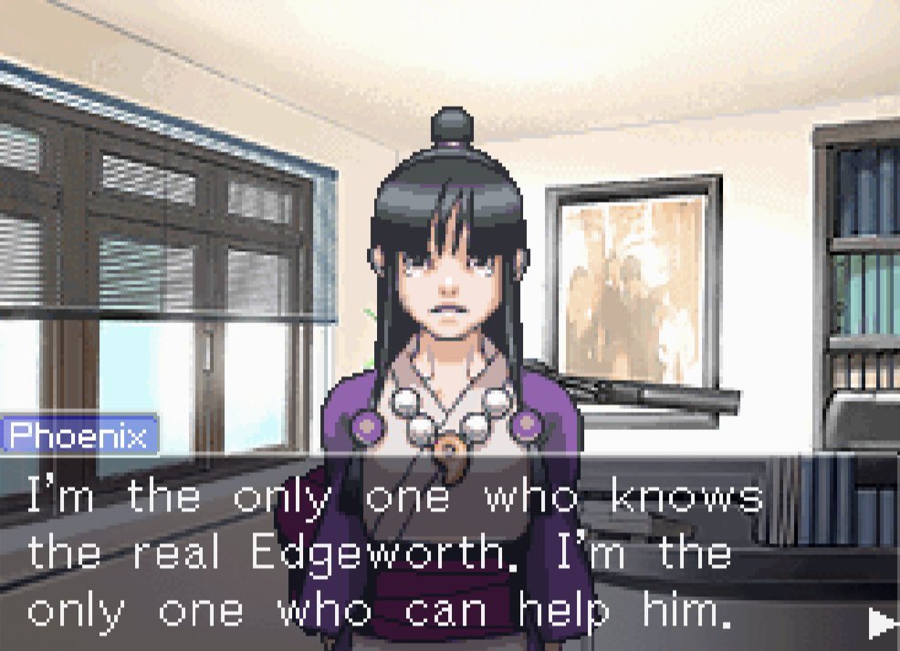 starting ace attorney like "I don't really get the hype around narumitsu" and then four cases later phoenix wright pulls out the gayest fucking line ever brought to the nintendo ds and instantly decimates any hesitation you had with those two like a semi truck