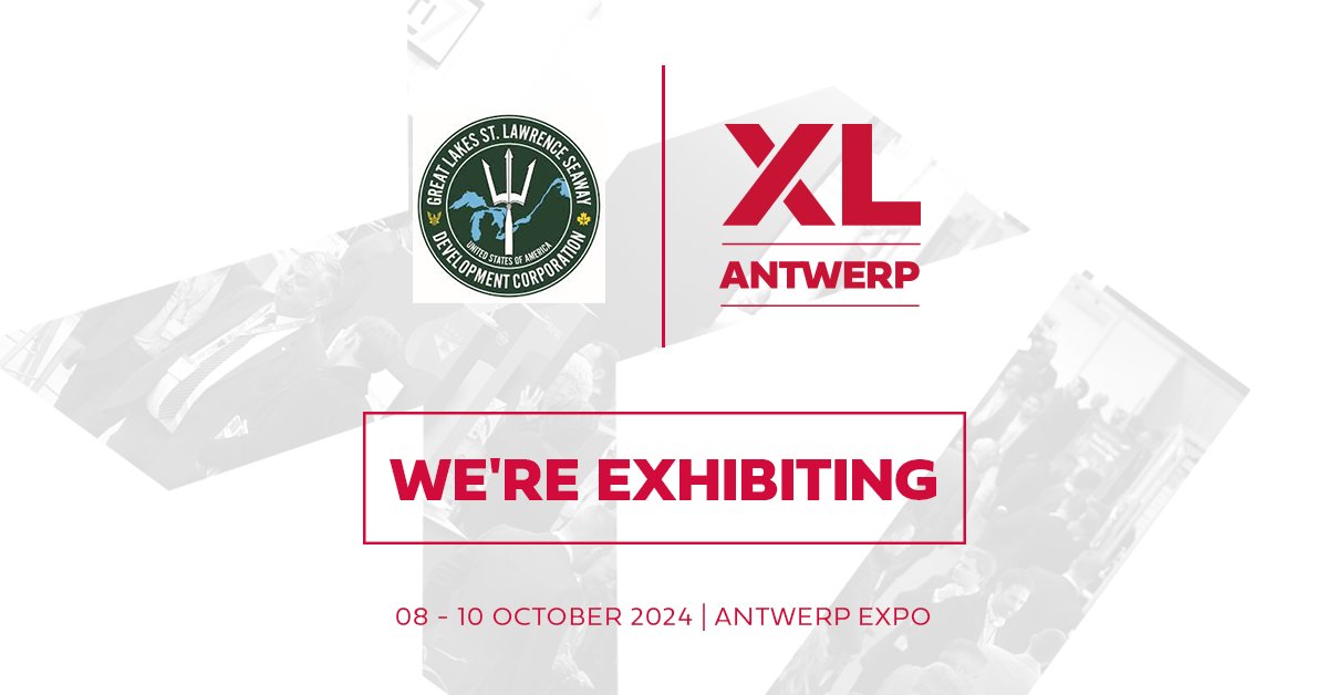 AntwerpXl's tweet photo. @SeawayUSDOT are exhibiting at #AXL🎊

They aim to set standard as premier federal agency, guiding Great Lakes Seaway System to become the world's safest, technologically advanced marine transportation system:https://t.co/mBoqSUn5lO

Register now:https://t.co/dOpoaA4O0f https://t.co/wmjB50u09Y
