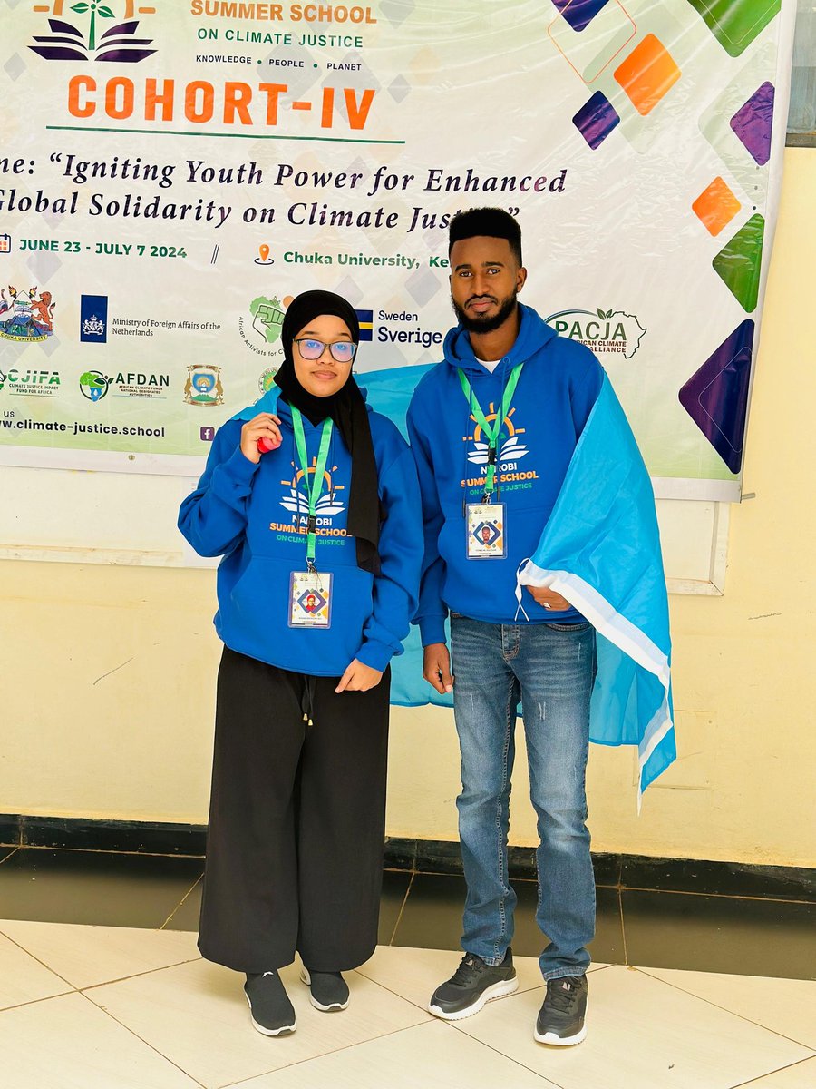 YonisMHassan's tweet photo. Thrilled to begin two impactful weeks at the @Summer_School1. Eager to engage in education, activism, networking, and raising youth voices for #ClimaJustice.
#YouthInClimateAction
#NSSCJ https://t.co/jmQlQQ82DU