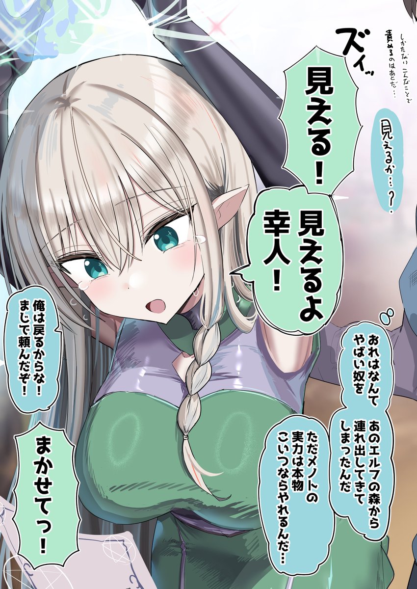 ドラゴン討伐のためにエルフの最強の魔法に頼った冒険者たちの末路漫画① (2/2)