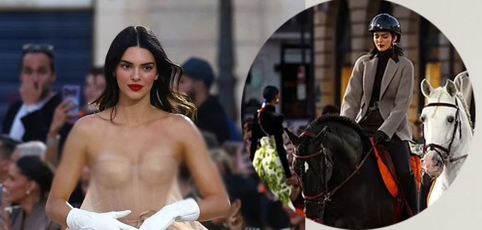 Kendall Jenner and Gigi Hadid Ride Hermes-Dressed Horses in Star-Studded Vogue World Paris Show Alongside Sabrina Carpenter, Katy Perry, and Venus and Serena Williams