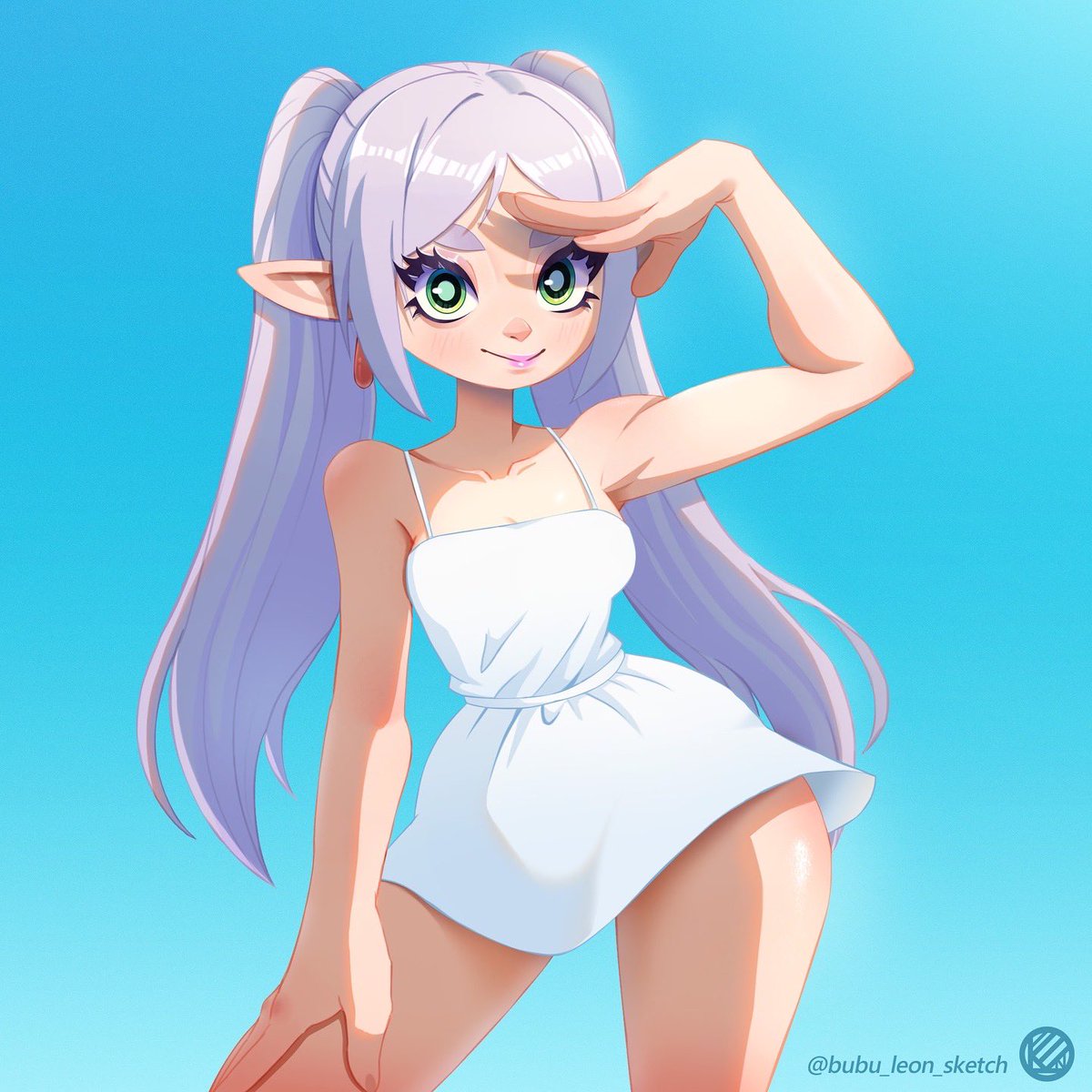 Bubuleonsketch's tweet photo. 芙莉蓮～X限定
練習練習🔞 https://t.co/DHqje7WbgT