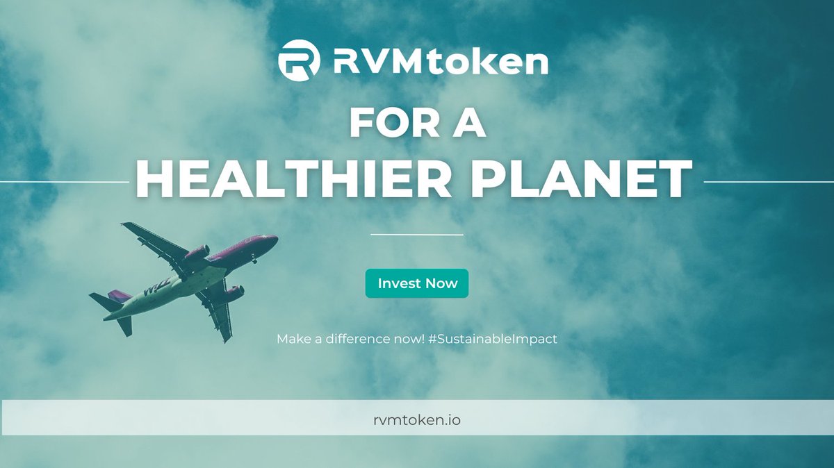 rvmtofficial's tweet photo. Every #RVMtoken investment fuels the fight for a healthier planet. Invest today, make a difference now.
#SustainableImpact #SustainableCrypto
#CryptoSustainability #GreenCrypto #EcoCrypto #SustainableInvesting #EthicalInvesting #GreenInvesting https://t.co/AywuzdrLcF