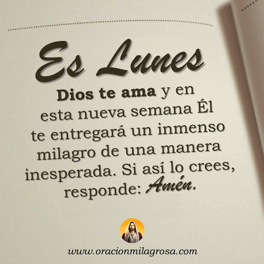 Te deseamos una semana de bienestar, bendiciones y los más grandes milagros, AMÉN 🙏