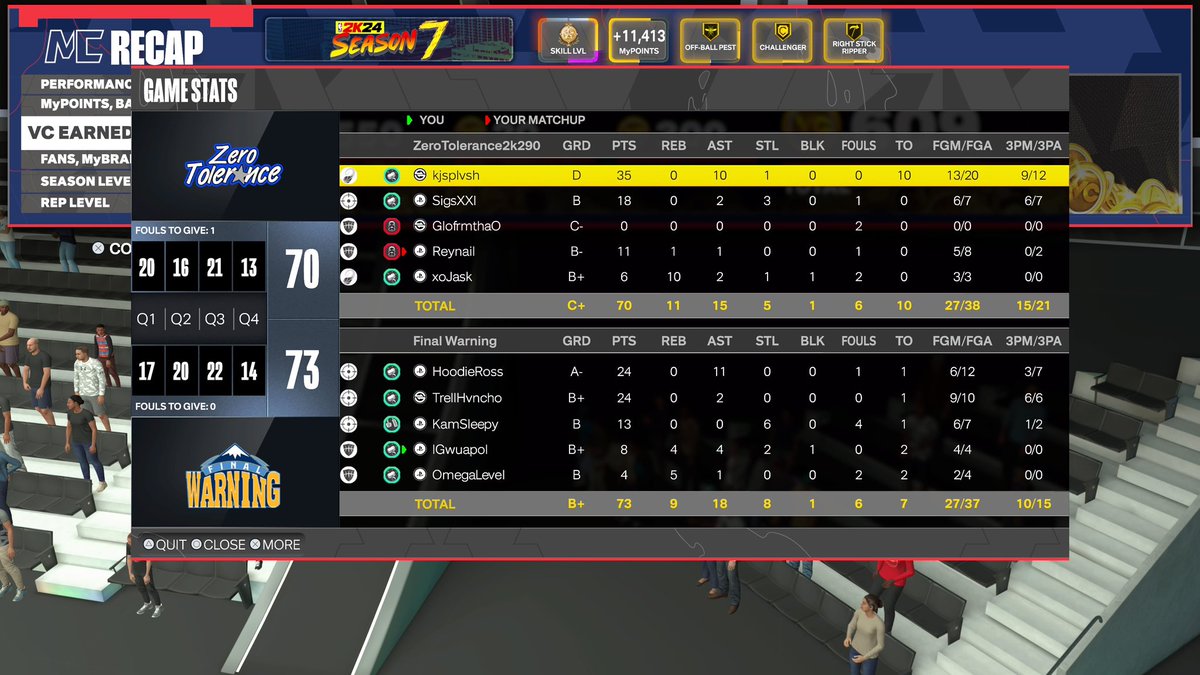 FinalWarning2k's tweet photo. GGs to @ZeroToIerance2k as we advance to the next round of @LOAeSports pre season tourney

PG: @IsoRossss 
SG: @TrellGoatedx 
SF: @kamSlama 
PF: @lGwuapol 
C: @Banteezyx 

@iNetworkSports @2kCompGames @yeynotgaming @TheeJoeVegas https://t.co/Zi13MHobJl