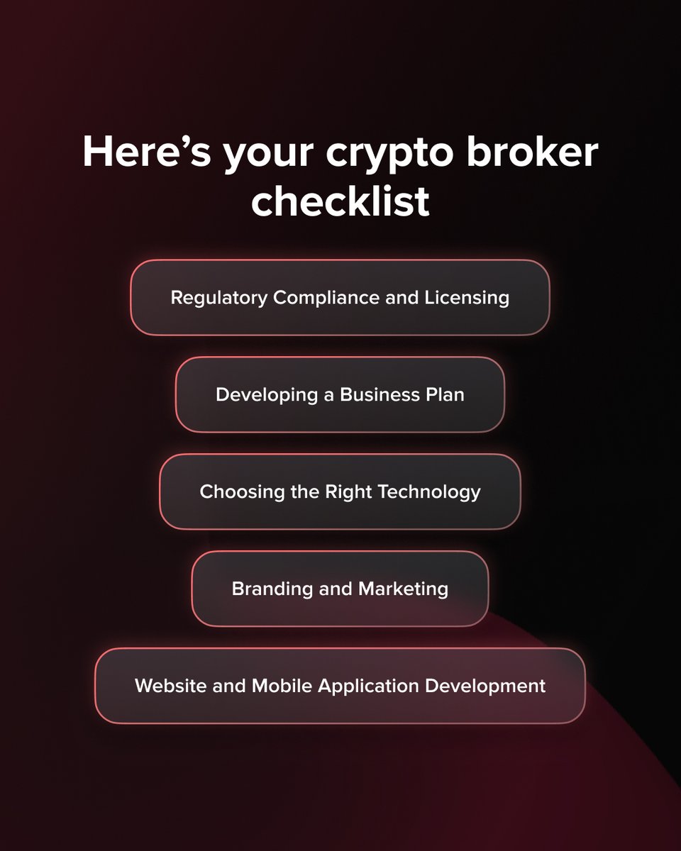 Quadcode_SaaS's tweet photo. What’s the first step to opening a crypto brokerage? 💭
Explore our guide to learn the differences between brokers, exchanges, and trading platforms, and get a step-by-step checklist to launch your business! 🚀
🔗 Learn more: https://t.co/YRLEEADxlB
#quadcode #saas #brokerage https://t.co/tZGy89Muuk