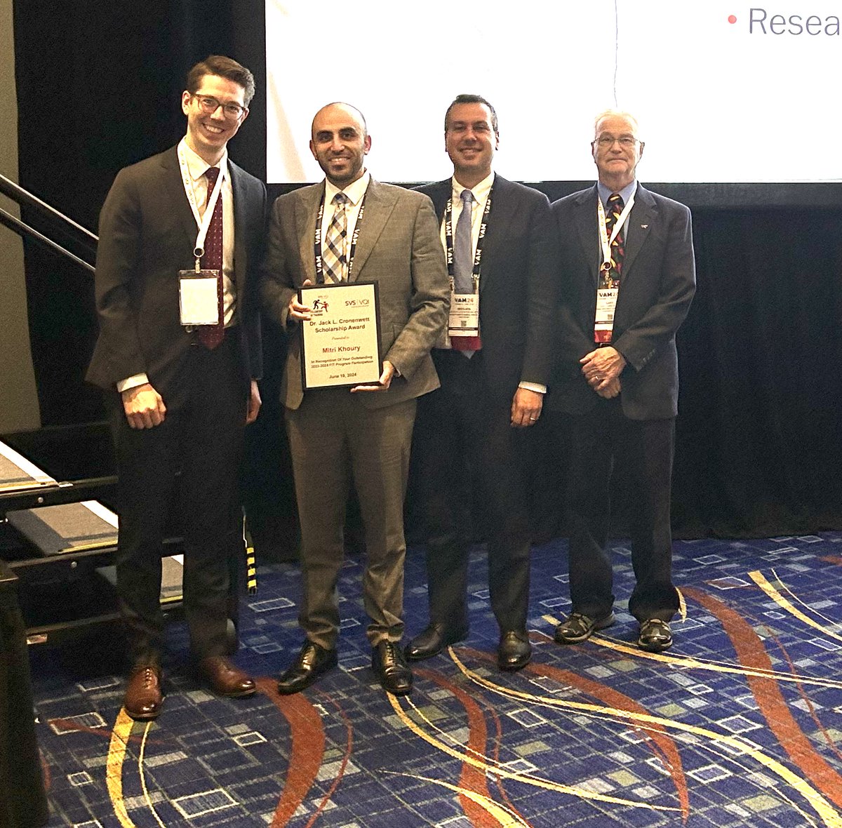 Mass General Vascular (@mghvascular) on Twitter photo Strong work <a href="/VascularSVS/">Vascular SVS</a> #VAM2024 where our residents <a href="/BellomoTiffany/">Tiffany Bellomo</a> presented on popliteal aneurysms, leadership, and surgical education; Dr. Brandon Gaston spoke about frailty and QI initiatives; and <a href="/MitriKhouryMD/">Mitri K. Khoury, MD</a> reported on FEVAR outcomes and won the VQI FIT Scholarship 💪 Strong work <a href="/VascularSVS/">Vascular SVS</a> #VAM2024 where our residents <a href="/BellomoTiffany/">Tiffany Bellomo</a> presented on popliteal aneurysms, leadership, and surgical education; Dr. Brandon Gaston spoke about frailty and QI initiatives; and <a href="/MitriKhouryMD/">Mitri K. Khoury, MD</a> reported on FEVAR outcomes and won the VQI FIT Scholarship 💪
