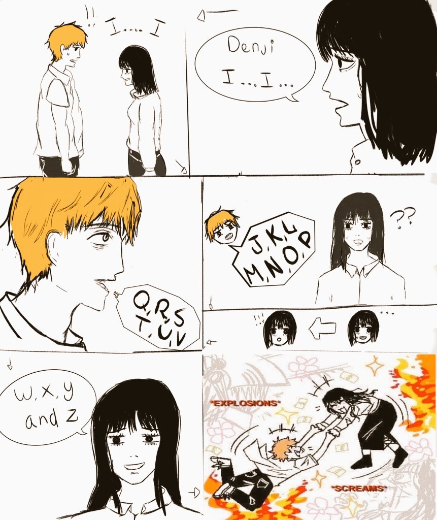 handler678's tweet image. I lost a sock today.

#chainsawman #asaden