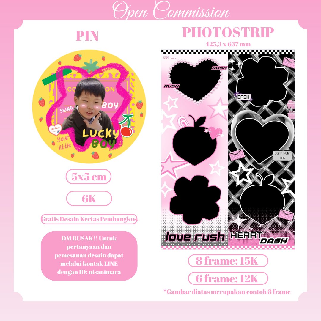 jjnanney's tweet photo. 🎐Open Commission for your Cafe Event or Concert Freebies🎐
-chat on LINE: nisanimara (id line)
💬 https://t.co/eX4PXNLu1q
Jasa desain handbanner kpop freebies cafe event in rush pin kpop photostrip photobooth
#concertfreebies #photocard #stickerpack #handbanner #pin #photostrip https://t.co/ZBcMkHkTYP