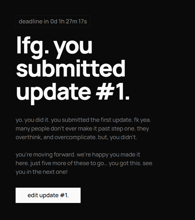 SiddharthCoding's tweet image. I had a good morning posting this update :)

@_buildspace @_nightsweekends 
#buildspace