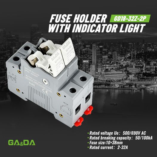 Sales04G's tweet image. 💦Our fuse holders feature an action window design, providing clear indication of switch status, and a simple 35mm rail mounting design, ensuring quick and easy installation.
#GADA #Fusebase #Fuse #Fuseholder #fuseprotection #littlefuse #solarfuse #fuseswitch