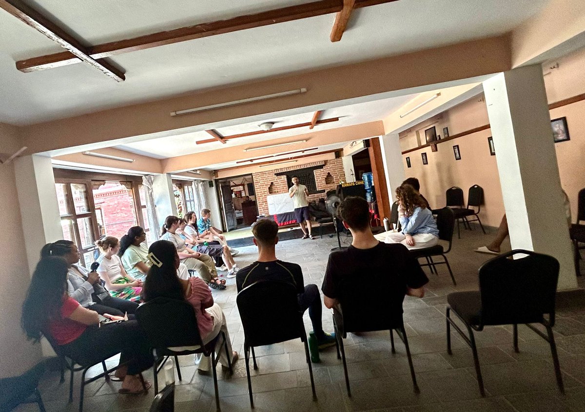 Our pupils are learning about Nepali culture this morning, and we are learning a lot about the differences to the UK! Lots of discussion to be had!🇳🇵<a href="/StPetersSch/">St Peter's Catholic School</a> #attentive #tolerance #globalcitizenship #culture #nepal #faithisourfoundation