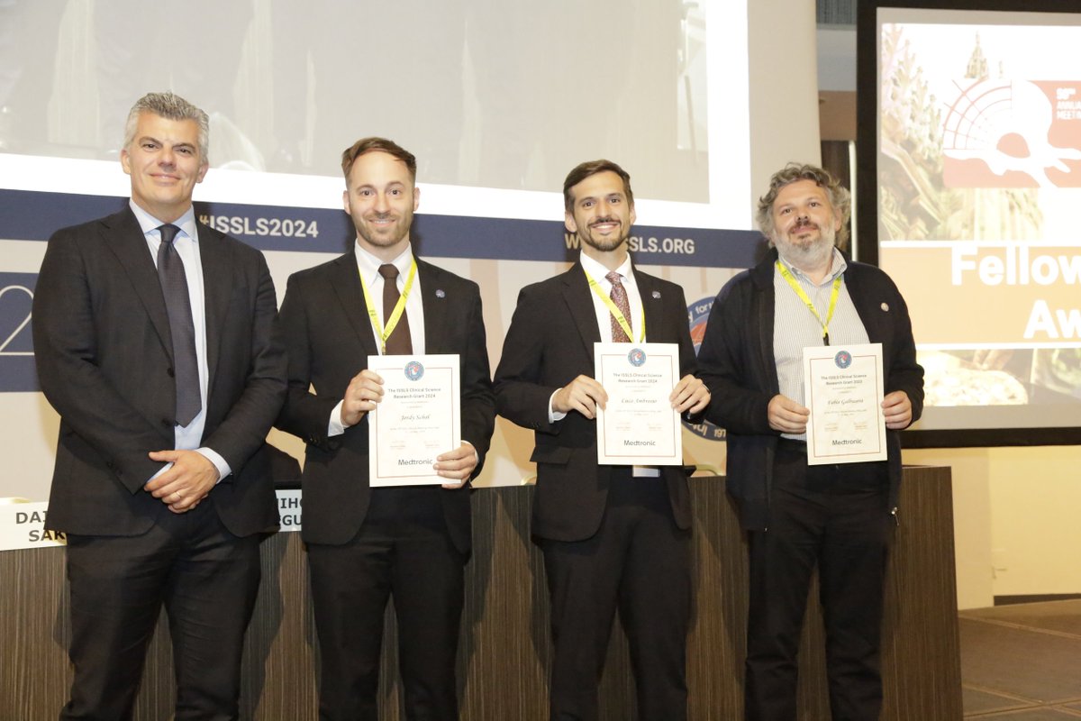 Big congrats to <a href="/luke_ambros/">Luca Ambrosio</a> and <a href="/iDeJordy/">Jordy - ジョルディ</a> on winning the 2024 Clinical Science Research Grant! 🌟👏 They represent Università Campus Bio-Medico di Roma (Italy) and Tokai University School of Medicine (Japan). #SpineResearch #ClinicalScienceGrant