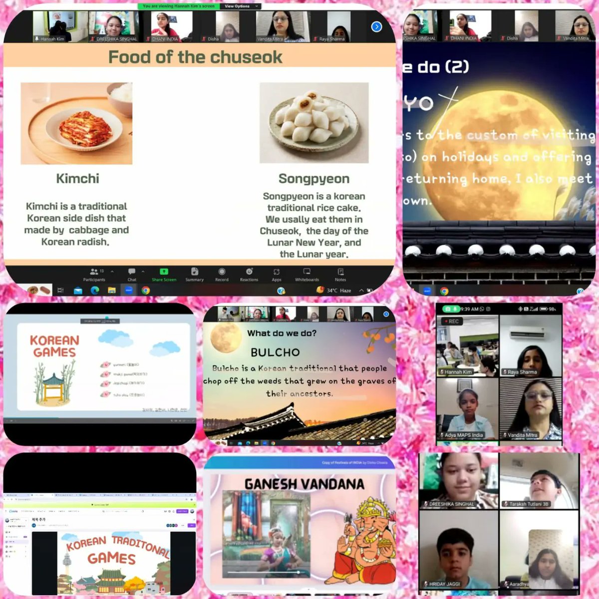 mapsavschool's tweet image. Students from MAPS &amp;amp; Neulpureun Elementary School, South Korea explored each other&apos;s festivals through online collaboration, fostering global understanding &amp;amp; connectivity. #InterculturalExchange #GlobalLearning #EducationBeyondBorders #AgarsainiansCollaborateDuringVacations