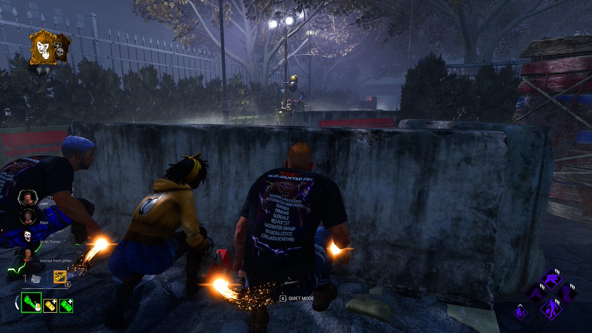 Clxmie's tweet photo. I've been in this Skull Merchant 3 gen game on RPD for over an hour, I want this killer to vaporize https://t.co/MZoQBUsOKt
