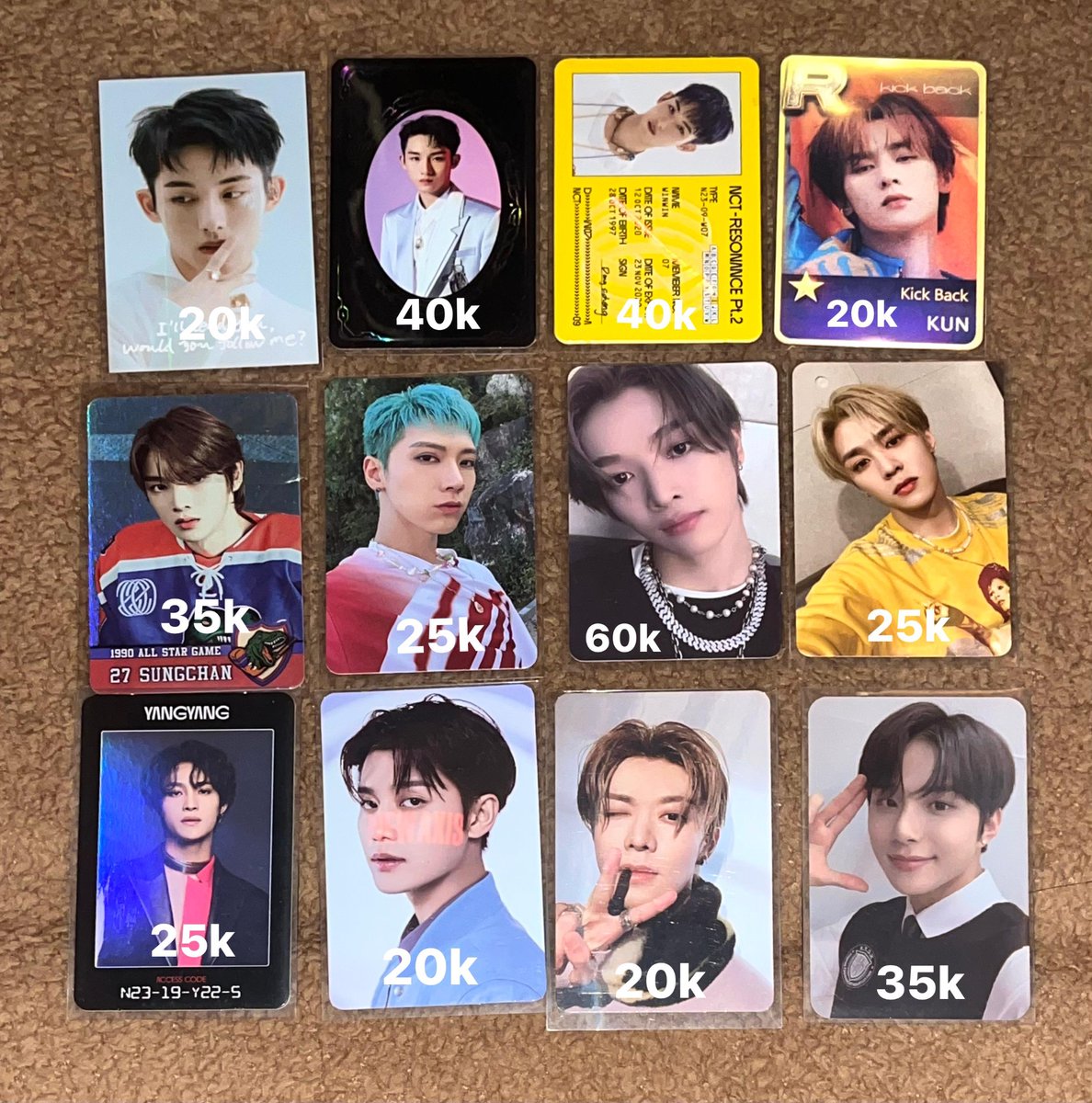 adina2604's tweet photo. WTS AAB NCT 

yb ac winwin, sungchan, yuta, taeil, ten, kun, yuta, jungwoo sg 21 yangyang, grup member, circle card cc haechan mark jeno renjun

📍Bali
 💸Price On Pict
🧷 KEEP EVENT = DP
📌 Buy 4PC Get 1 
📌 Freeong 🍊 https://t.co/nZUMfa3cJb

T Wts wtt wtb nct dream 127 ilchil https://t.co/OMUZPfjyYP