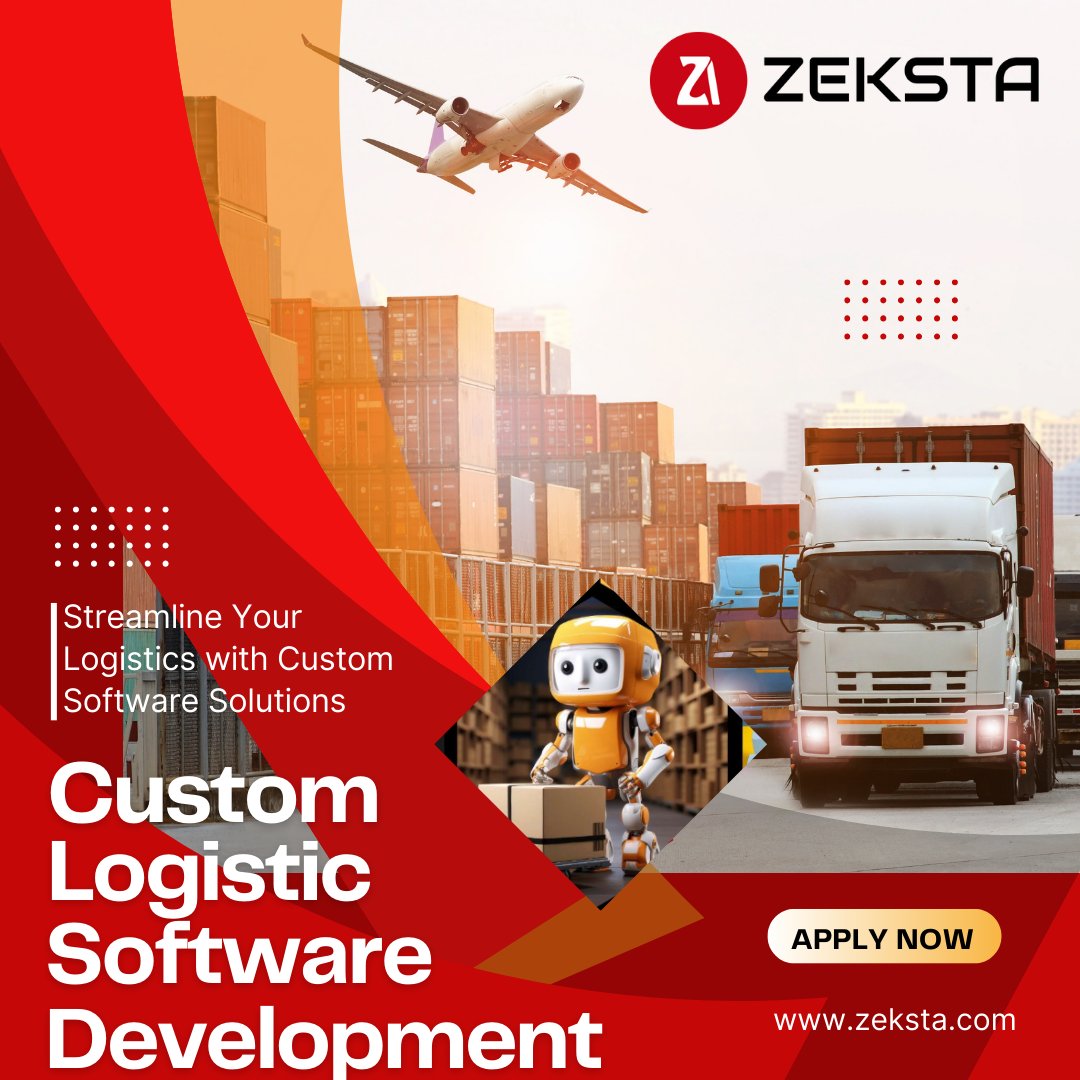 ZekstaTech's tweet image. Custom logistic software development provides a competitive edge by tailoring solutions to meet specific business requirements, leading to improved efficiency, cost savings, and customer satisfaction.
zeksta.com
#LogisticsAppDevelopment#LogisticsTechnology