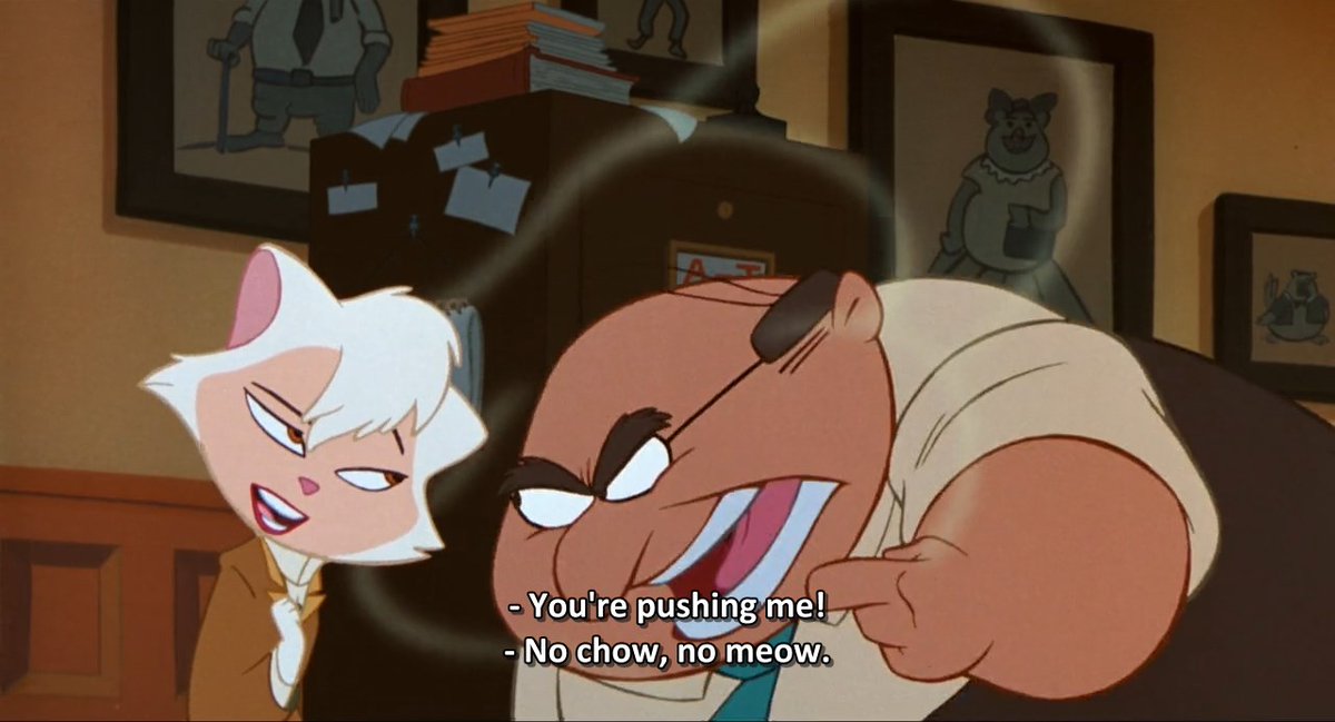 TypicalMook's tweet image. Cats don't dance owns (and so do smear frames)