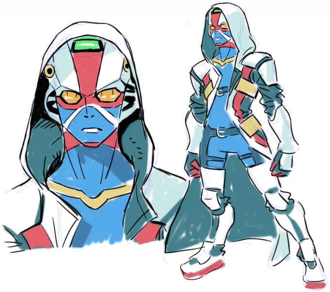 ガンダムボウイ。ロングコート版。 