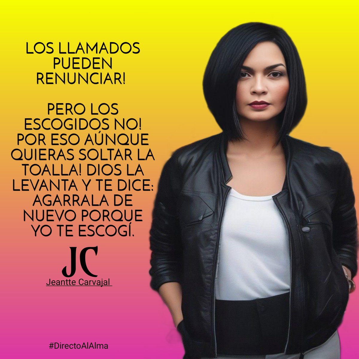 Agarra esa toalla! Que DIOS está contigo!