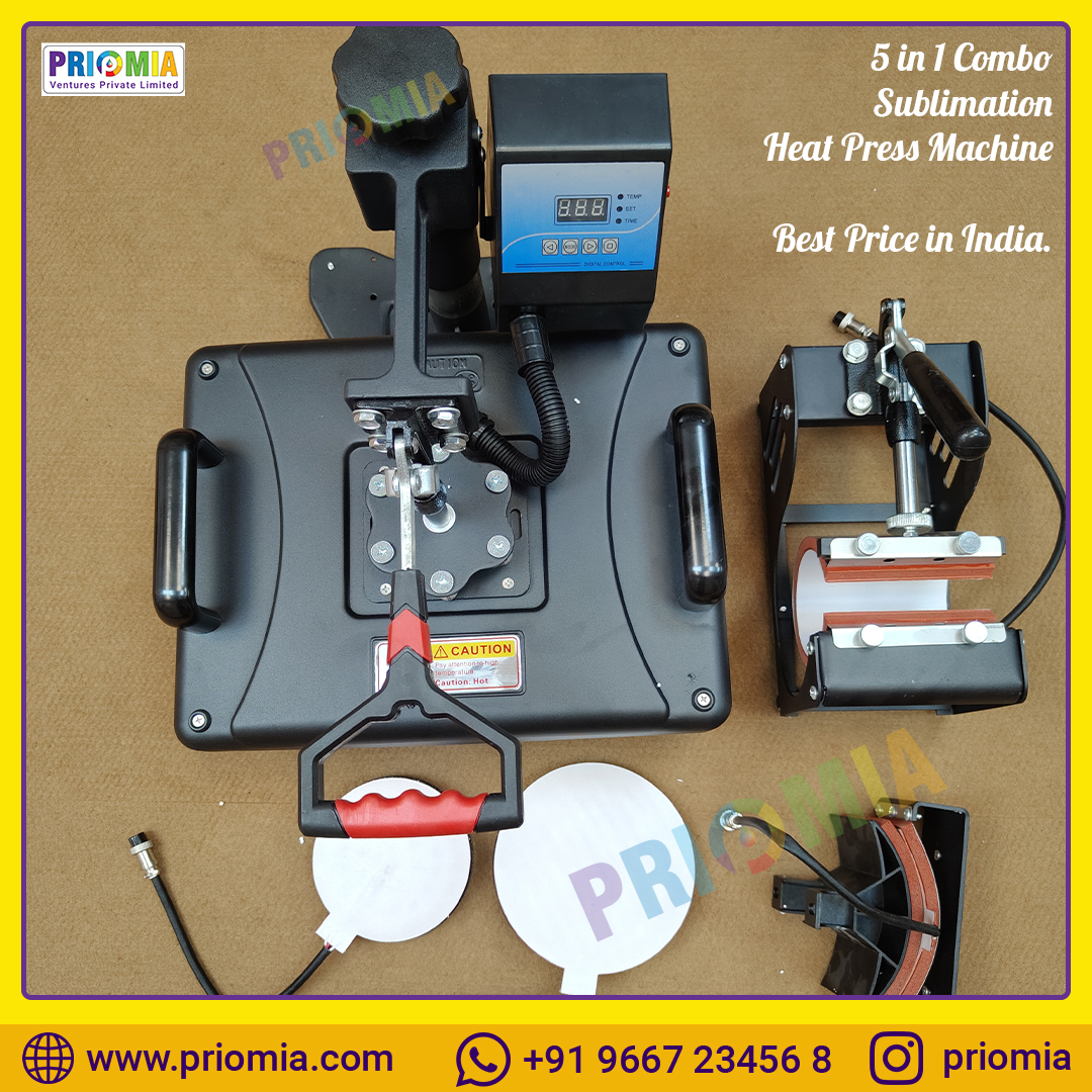 PriomiaPvtLtd's tweet image. Sublimation Heat Press 5 in 1 Combo Machine and Best Price In India By Priomia Ventures Pvt.Ltd.

Call For Order And More Details:+91 9667 23456 8
🌐 priomia.com
#HeatPress #ComboMachine #BestPriceIndia #PriomiaVenture