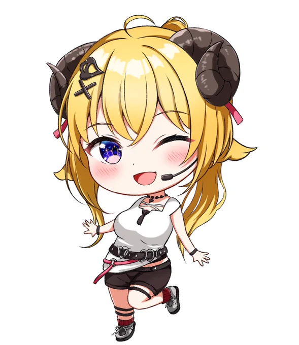デフォルメわためちゃ!! #つのまきあーと