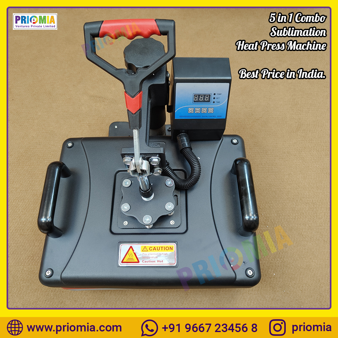 PriomiaPvtLtd's tweet image. Sublimation Heat Press 5 in 1 Combo Machine and Best Price In India By Priomia Ventures Pvt.Ltd.

Call For Order And More Details:+91 9667 23456 8
🌐 priomia.com
#HeatPress #ComboMachine #BestPriceIndia #PriomiaVenture
