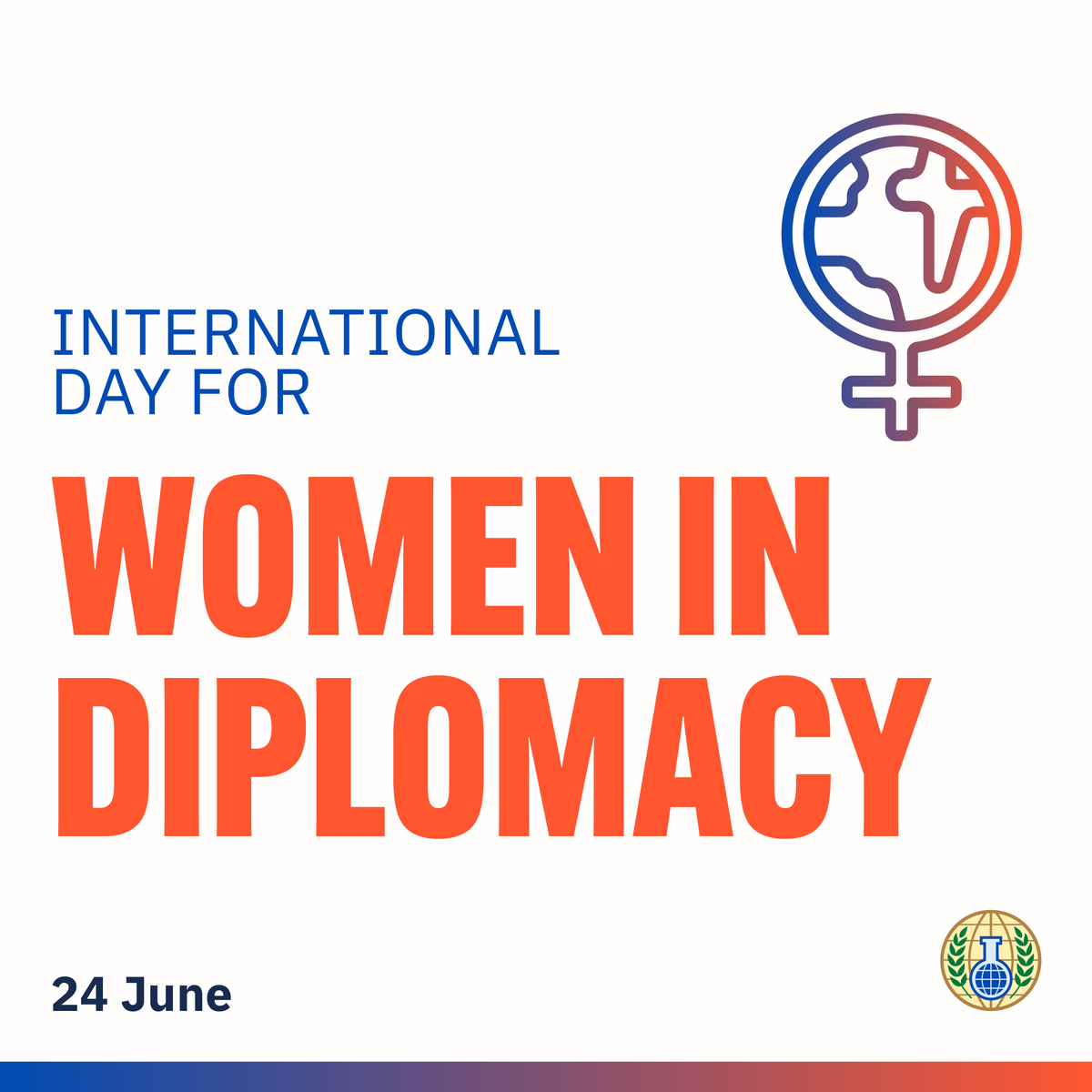 OPCW's tweet photo. The perspectives and expertise that women bring to diplomacy is essential for advancing implementation of the Chemical Weapons Convention. 

On #WomenInDiplomacy Day, OPCW recognises the invaluable contributions and significant impact of women in international affairs. https://t.co/zxFoFncWz7