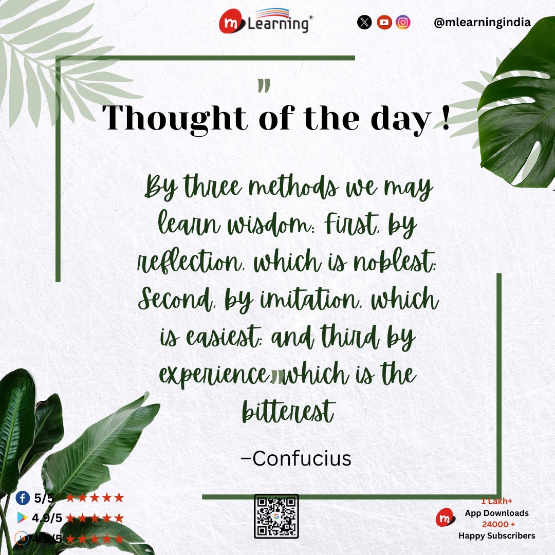 MLearning_India's tweet photo. Thought Of The Day !!
.
.
.
#mlearningindia #mlearning #thought #thoughtoftheday #motivationalthoughts #dailypost #mlearning #explore #explorepage #exploremore #foryou #fyp #foryoupage #featuredpost #feature #feature #postofday #post #newpost #trending #trendingpost #like #viral https://t.co/p3TB8lEeVp