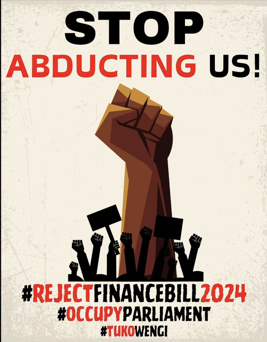 In the defiant spirit of the Mau Mau, we join and stand in solidarity with our members, movements and organizations in Kenya that are actively rejecting punitive tax measures by the Western-influenced government. 

We demand the end of the abduction of #African citizens who have