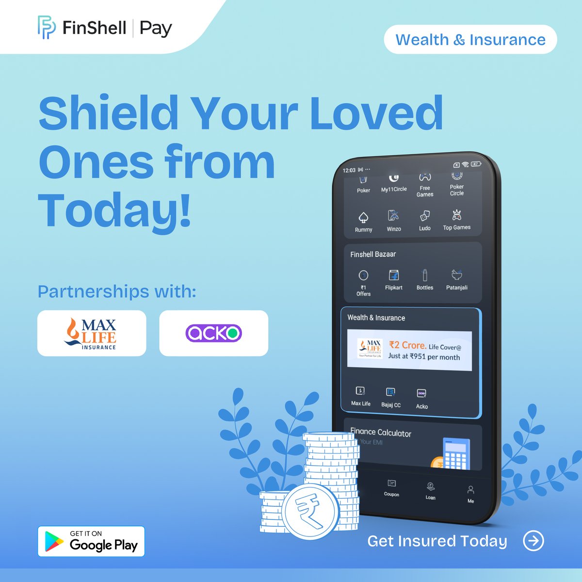 Zenzyofficial__'s tweet photo. Protect what matters most with the right insurance. FinShell Pay is dedicated to providing you with the best insurance solutions which you can easily access in-app to ensure the best policy for you and your family. Try it now! 
#FinShellPay #MondayWisdom https://t.co/c9sW4AVLzI