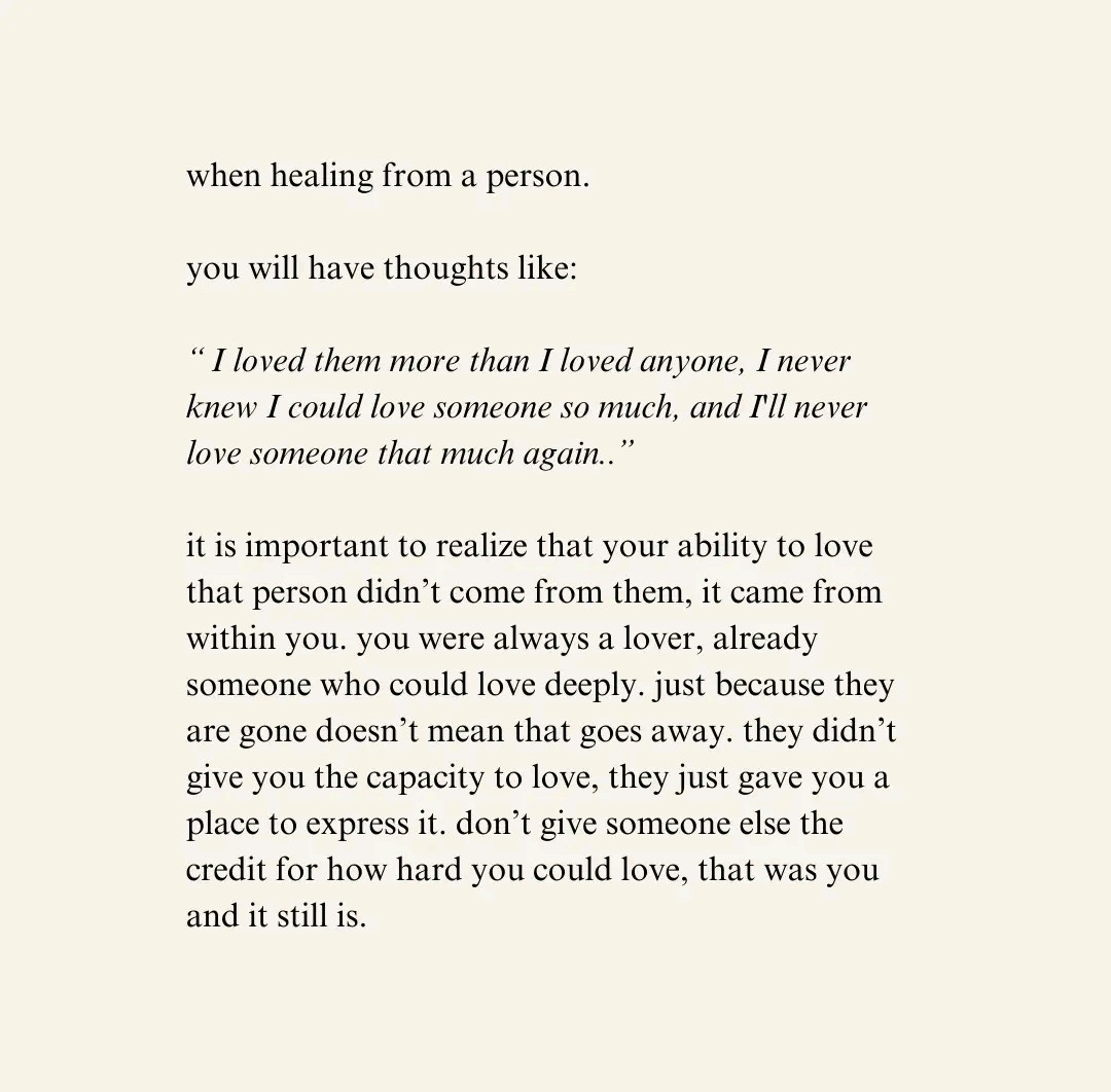 Lovandfear's tweet photo. when healing from a person https://t.co/CvJ4UL8gGy