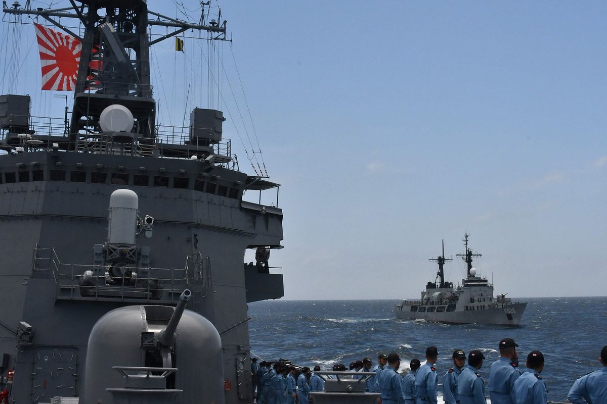 第48次派遣海賊対処行動部隊の護衛艦「さみだれ」は、スリランカの