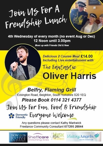 Kathy Markwick (@kathymarkwick) on Twitter photo Everyone welcome to the Music Makes Memories' Friendship Lunch at the Belfry in Beighton on Wed 26 June with our awesome resident performer, <a href="/omh92/">Oliver Harris</a>
<a href="/southeastsheffi/">southeastsheffield</a> @SheffSE_NPT <a href="/vasnews/">Voluntary Action Sheffield</a> <a href="/NWSsolicitors/">NorrieWaite&Slater</a> <a href="/sheffield4c/">SCCCC</a> <a href="/VisitingU/">Visiting Angels South Yorkshire</a> Everyone welcome to the Music Makes Memories' Friendship Lunch at the Belfry in Beighton on Wed 26 June with our awesome resident performer, <a href="/omh92/">Oliver Harris</a>
<a href="/southeastsheffi/">southeastsheffield</a> @SheffSE_NPT <a href="/vasnews/">Voluntary Action Sheffield</a> <a href="/NWSsolicitors/">NorrieWaite&Slater</a> <a href="/sheffield4c/">SCCCC</a> <a href="/VisitingU/">Visiting Angels South Yorkshire</a>