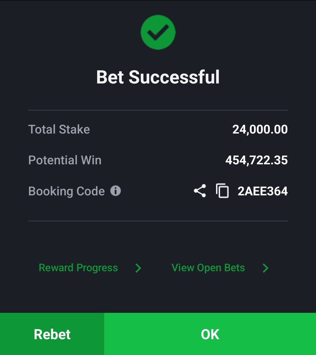 CentOddsTips's tweet image. 24K to get 454K+ on Sporty ✅
Odd dey sharp 🔥⚡
Prepare your bag 💰

Double up with this: 291FC2E

Don't borrow to play, 
Avoid this post if you're below 18years! 
Don't Play irresponsibly!!!🔞
