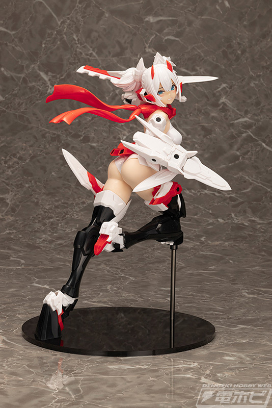 メガミデバイス』より、2/1スケールフィギュア「朱羅 忍者」が未塗装未