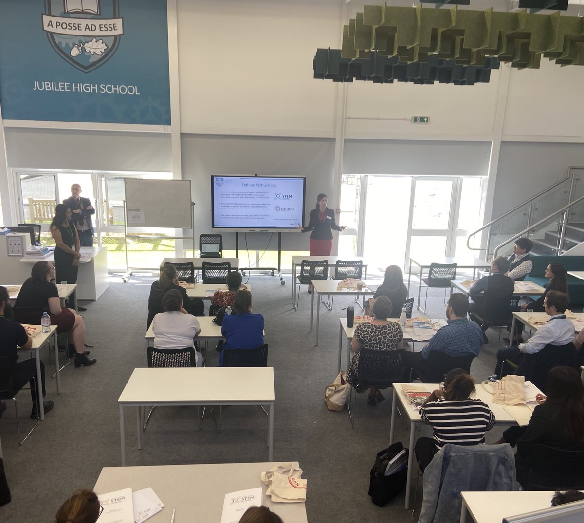 Massive thank you to everyone involved in making the <a href="/BourneTrust/">Bourne Education Trust</a> inaugural STEM Enthuse Conference such a huge success last week!! <a href="/jubileehigh/">Jubilee High School</a> <a href="/STEMLearningUK/">STEM Learning</a> <a href="/STEMLearning_AS/">Dr Aj Sharman</a> <a href="/STEMAmbassadors/">STEM Ambassadors</a> <a href="/CareersWeek/">National Careers Week</a> <a href="/JubileeCareers/">Jubilee High School Careers and Community</a> <a href="/StanhopeSeta/">Stanhope-Seta</a> @ScienceSussex