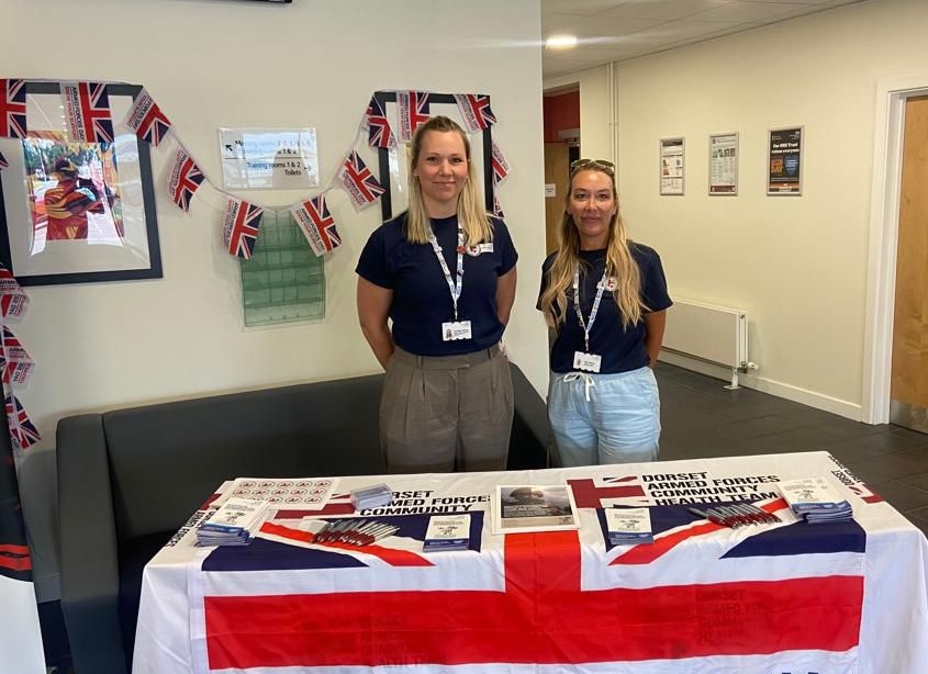 Our Armed Forces Community Health &amp; Wellbeing Team will be <a href="/UHD_NHS/">University Hospitals Dorset NHS Foundation Trust</a> as part of Armed Forces Week (24-30 June). Visit Bournemouth hospital’s atrium on 25 June &amp; Poole hospital’s dome area on 28 June, both 10am-3pm. Can't make it? Find out more: dorsethealthcare.nhs.uk/armedforceshea…