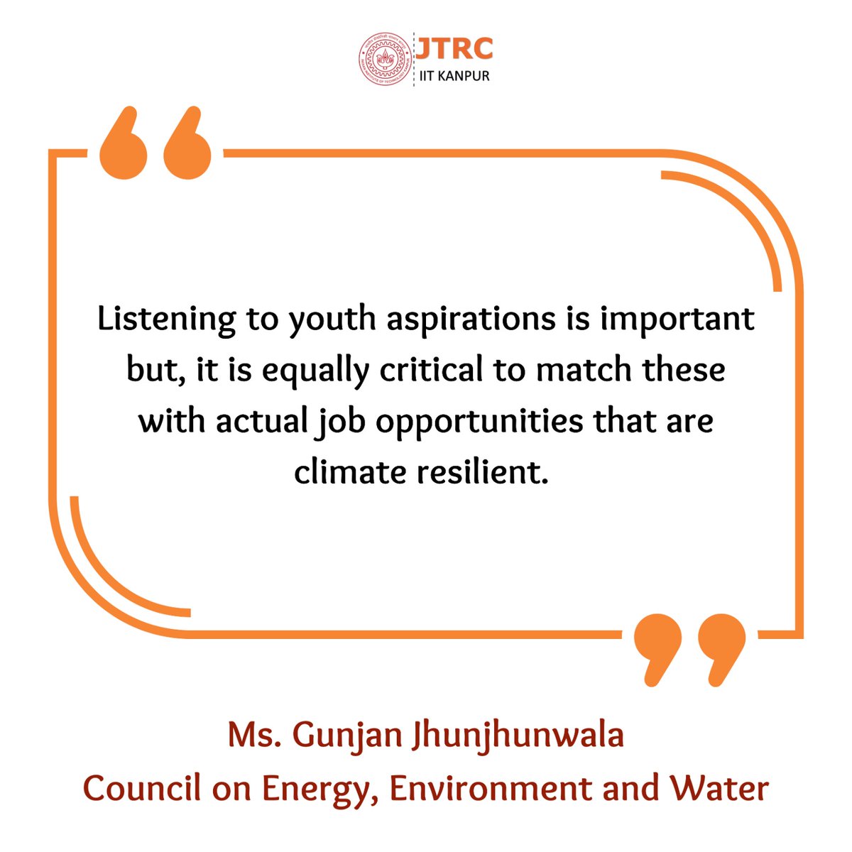 🌍 Just Transition Dialogues: Empowering Youth for Economic Diversification in Indian Coal Regions 🌱

💡 Insights from Ms. Gunjan Jhunjhunwala, <a href="/CEEWIndia/">CEEW</a> 

#JustTransition #YouthEmpowerment #GreenJobs #EconomicDiversification #jtrc