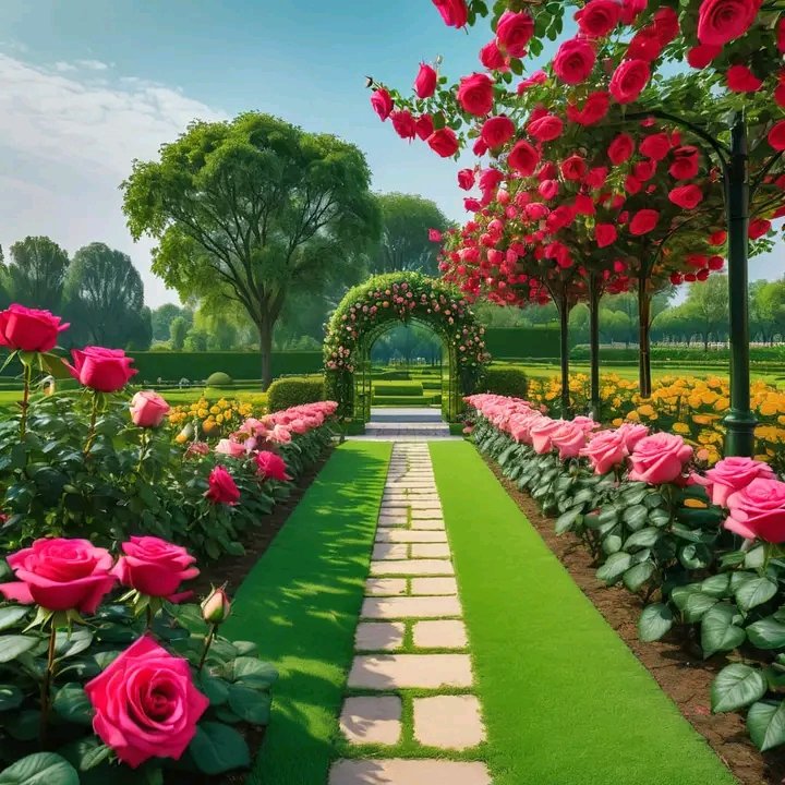 Amidst the gentle whispers of the breeze, the roses bloom in radiant splendor 🌹. Their petals, kissed by the morning dew, shimmer with a beauty that mirrors the elegance of life itself. In their delicate embrace, we see a reflection of the exquisite wonders that surround us.