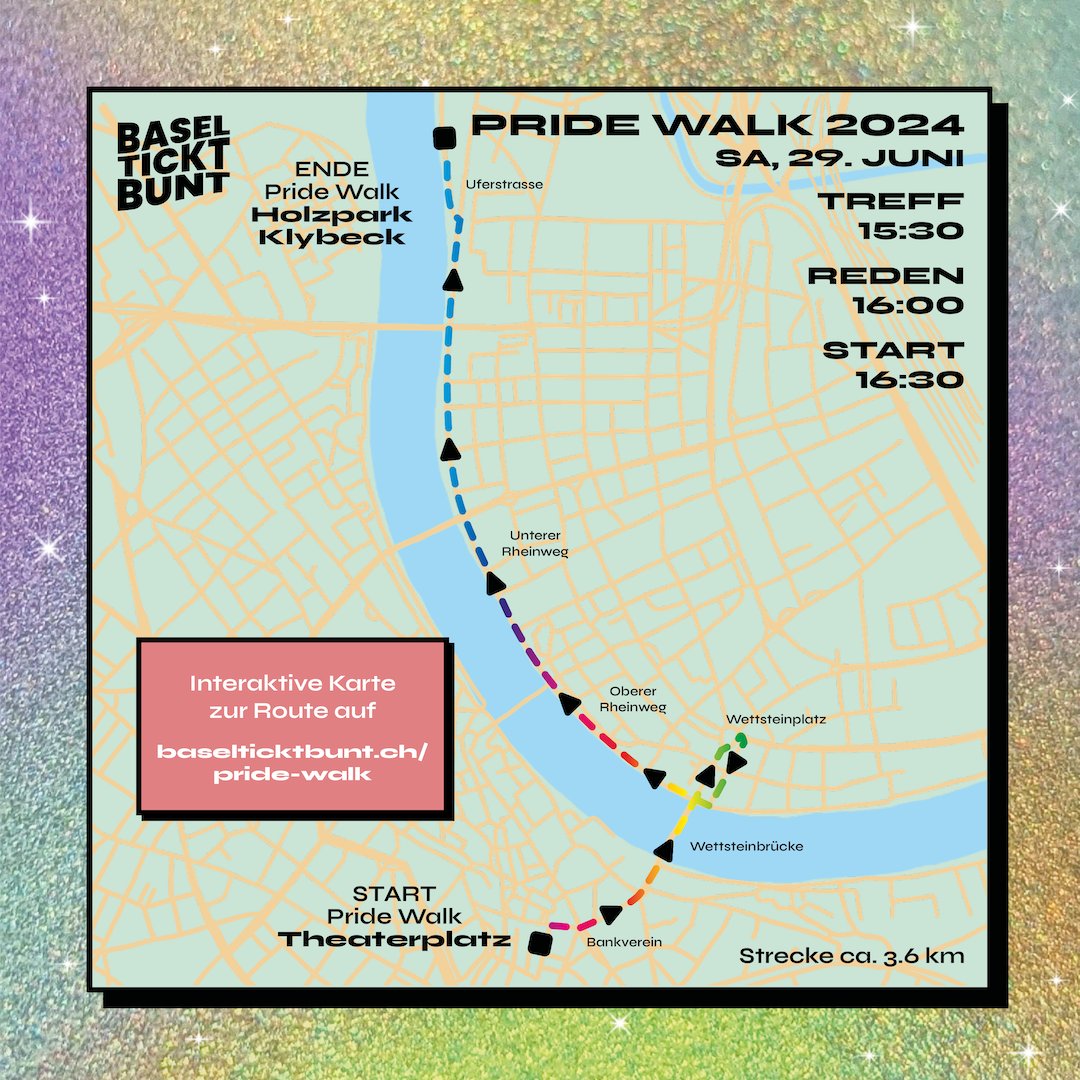 #Baselticktbunt: Wir sind dabei🥳Kommst du auch?
