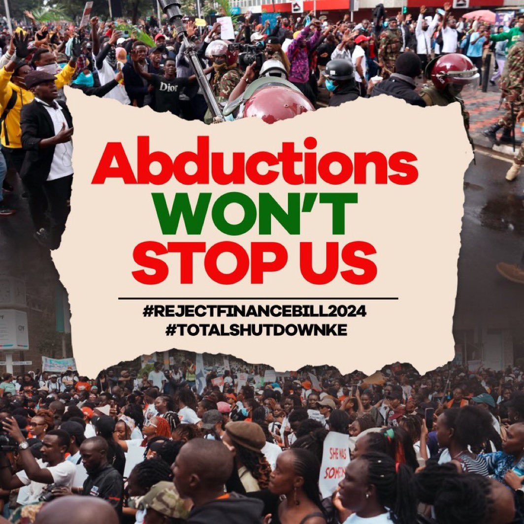 We have done nothing Wrong than to demand for better . We will not be bullied into moving away into foreign lands when our country is capable of making things work for us . May every abduction do nothing but strengthen our resolve to demand for better . May every abduction do