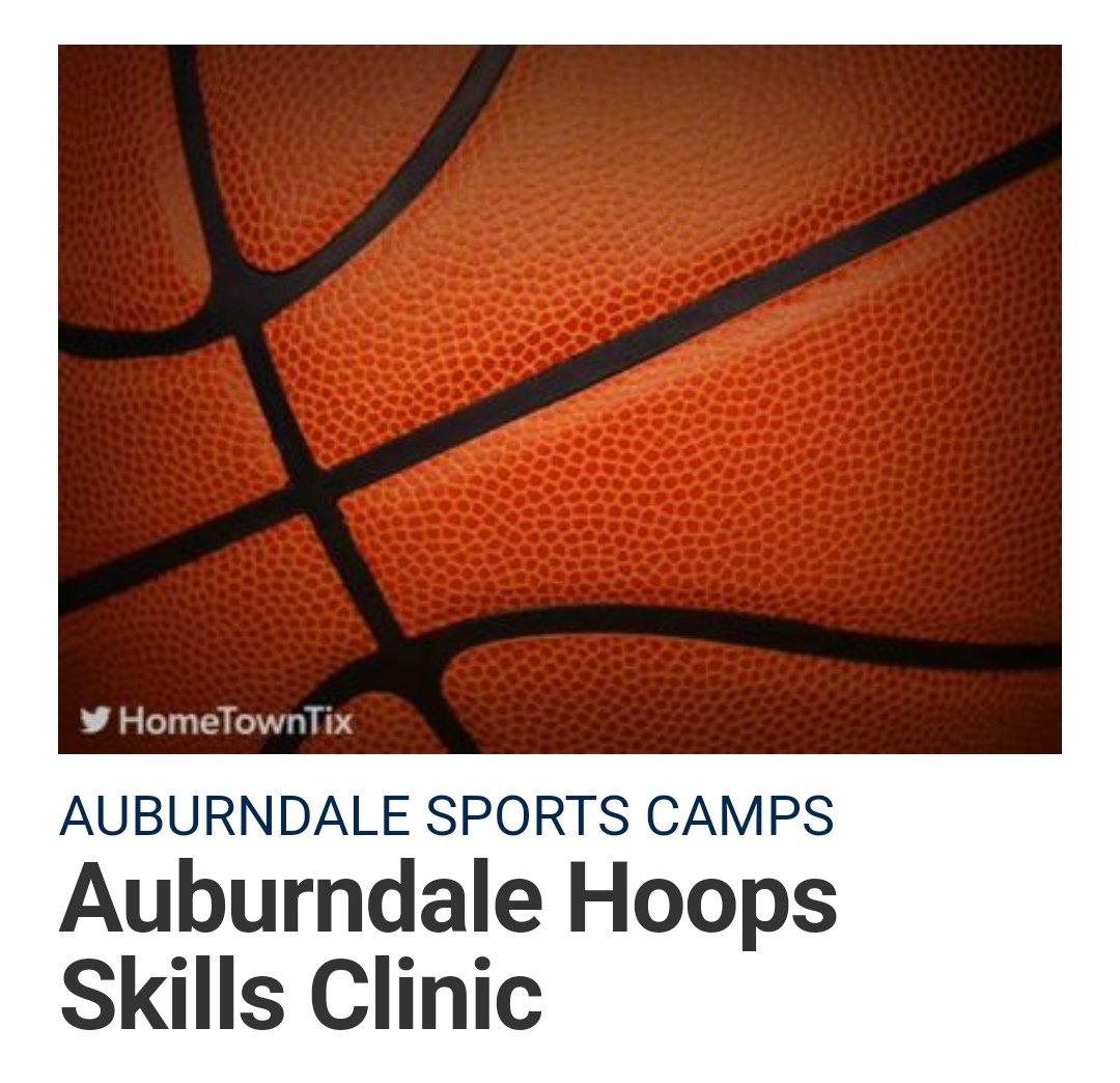 Interested in a basketball skills clinic for your child next week?? Auburndale boys basketball will be putting on a 3 day clinic from 9-2pm at Auburndale High School. Please clinic the link for more information on how to sign up.

Thank you,

polk.hometownticketing.com/embed/event/61…
