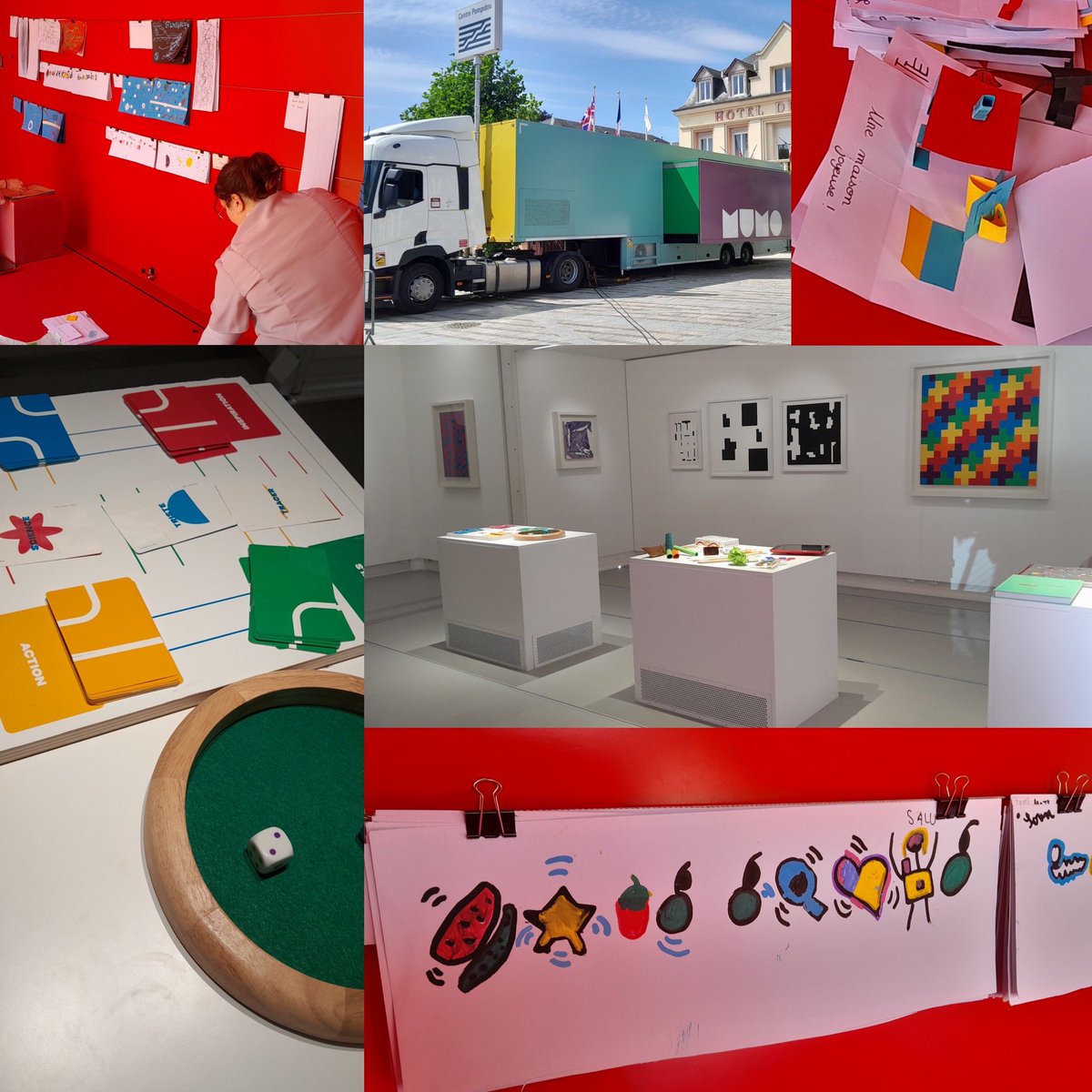 L’art s’invite par ici! Une semaine au musée entre découverte d’œuvres et ateliers pour les élèves et leurs familles. Merci aux enseignants et médiatrices, merci  <a href="/MuseeMobile/">MuMo, Musée mobile</a> @CPDArtsVisuels <a href="/VBeuzeville/">Ville de Beuzeville</a>
