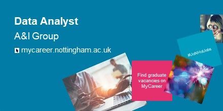 💻 Unlock your potential as a Data Analyst at A&amp;I! You'll collect, transform, and analyse data, provide actionable insights, maintain data security, resolve program queries, and drive continuous improvement. #UoNHotJobs buff.ly/4epRxR6