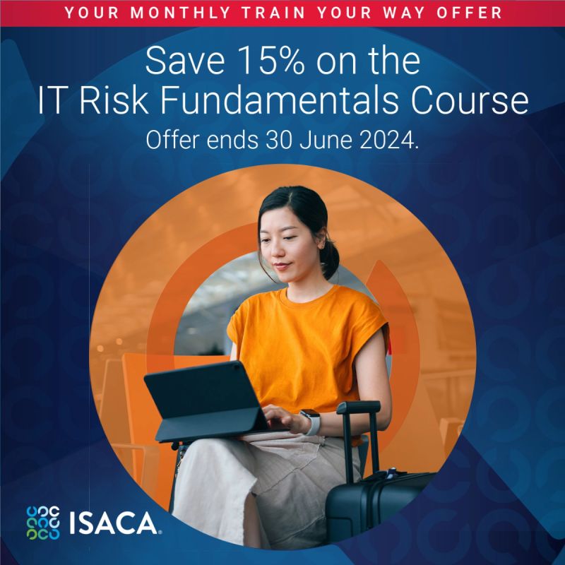 Sharpen your skills or get started in IT risk with this online fundamentals course (and earn 12 CPE credits). 

Save this month using promo code PRODITRISK24. Start today: bit.ly/3KtsEX4