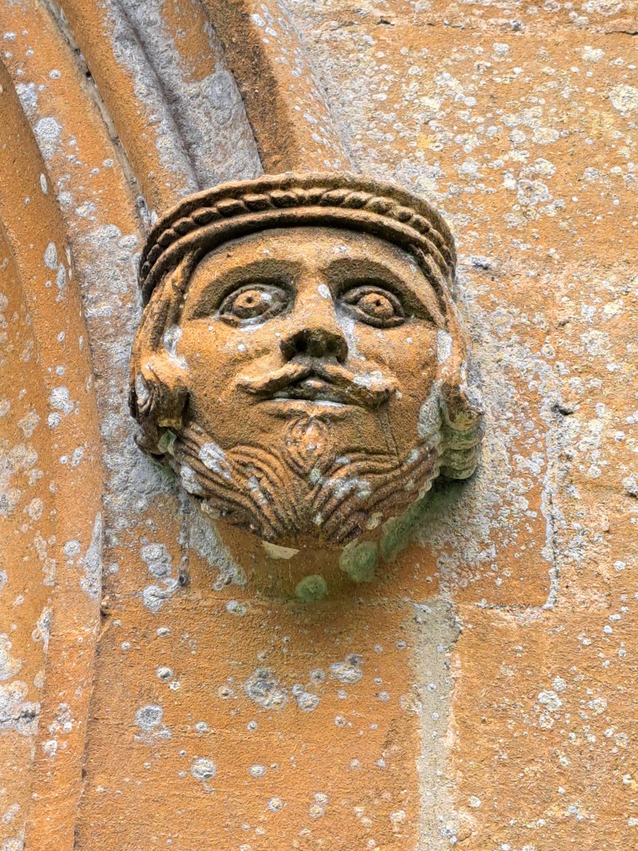 #CotswoldWay Highlight 5 of 20: Carved head – St Peter’s church, Stanway