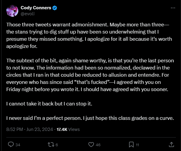 If you genuinely believe the accusations you're making then stop talking in riddles and vague platitudes and fucking say what you want to say. 

If Doc truly is a predator, then SHOW US THAT so we can get his ass in prison. 

It's that fucking simple you absolute buffoon.