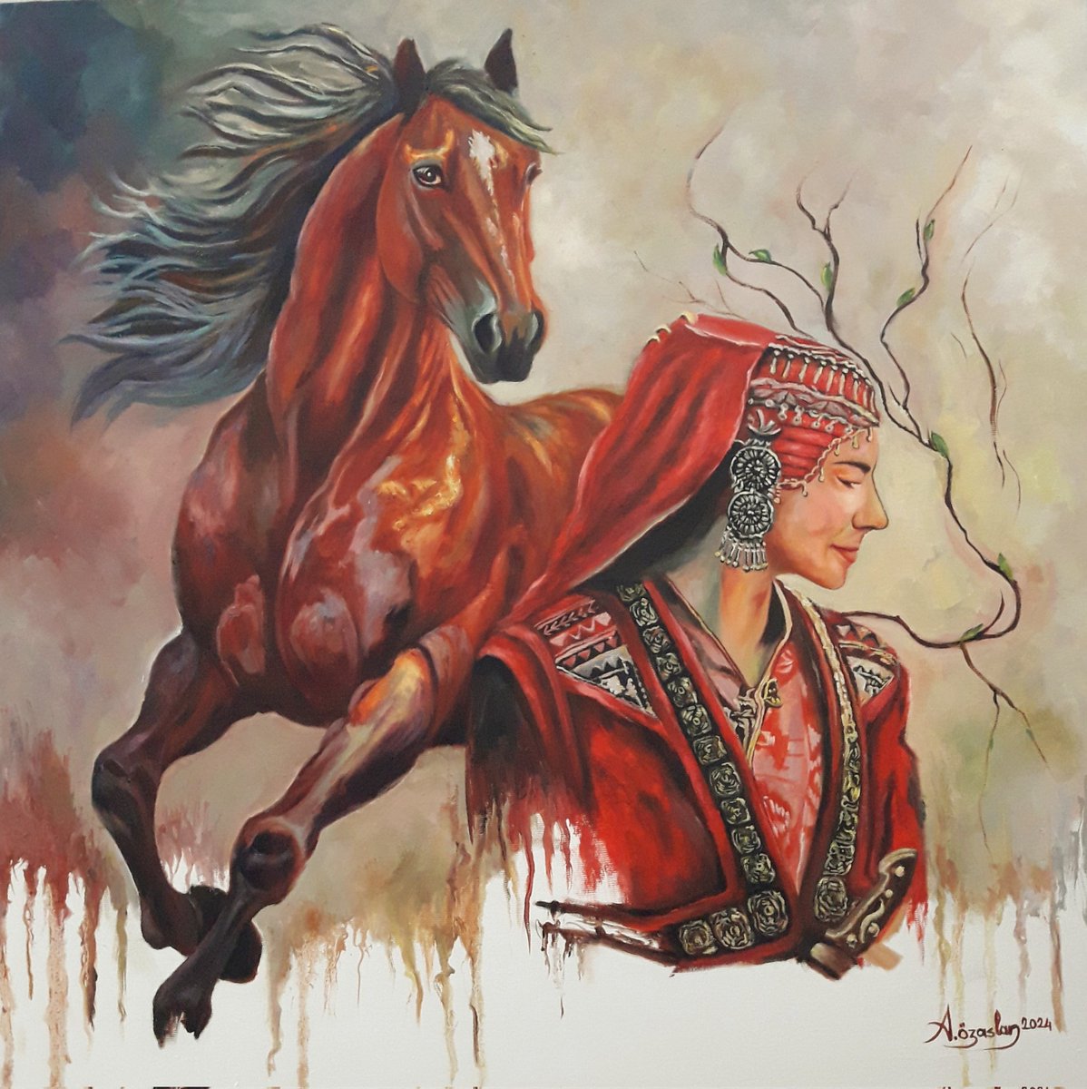 Mutlu bir hafta diliyorum .
"Kökleriyle yaşamak"
70x70  cm. Satıştadır.
#sanat #ankara  #art #horse #oilpainting  #contemporary #contemporaryart #İstanbul  #gündem #kültürsanat #turkiyejokeyklubü #womensart