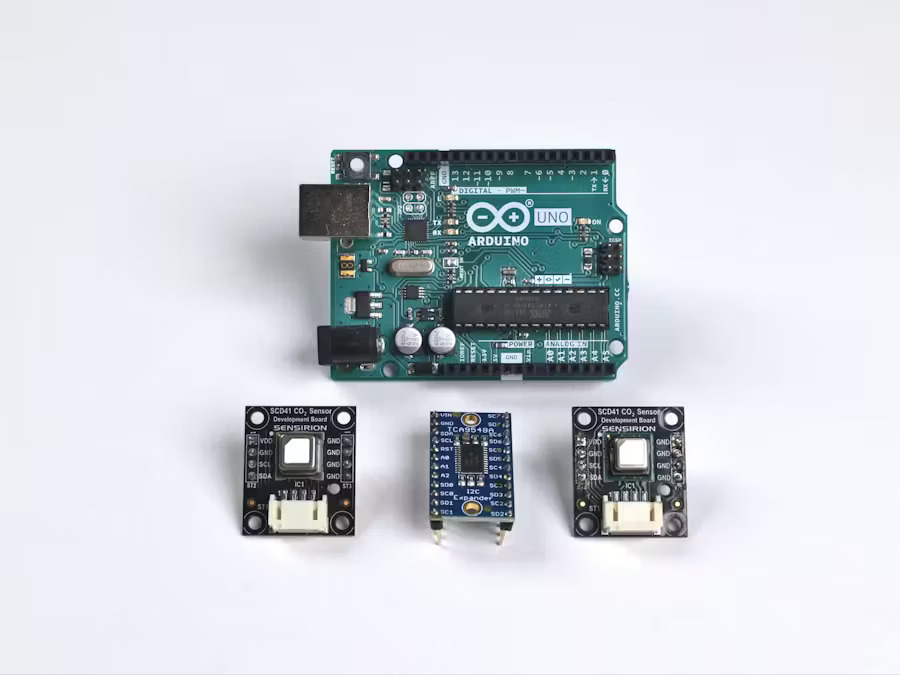 sensirion's tweet photo. Want to control two I2C devices with the same address on a single I2C bus?
This article shows how a multiplexer can solve this problem: https://t.co/DxoQlC8RHw
 
#MakerMonday #MakeItWithSensirion #arduino #electronics #sensors #multiplexer #I2C https://t.co/F9fs9EQQJT